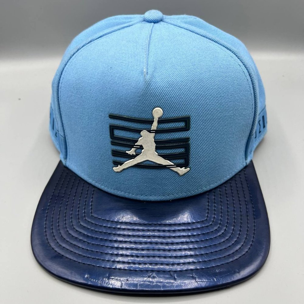 Air Jordan 11 Hat Men Blue Win Like 96‎ Jumpman Snap Back Cap UNC